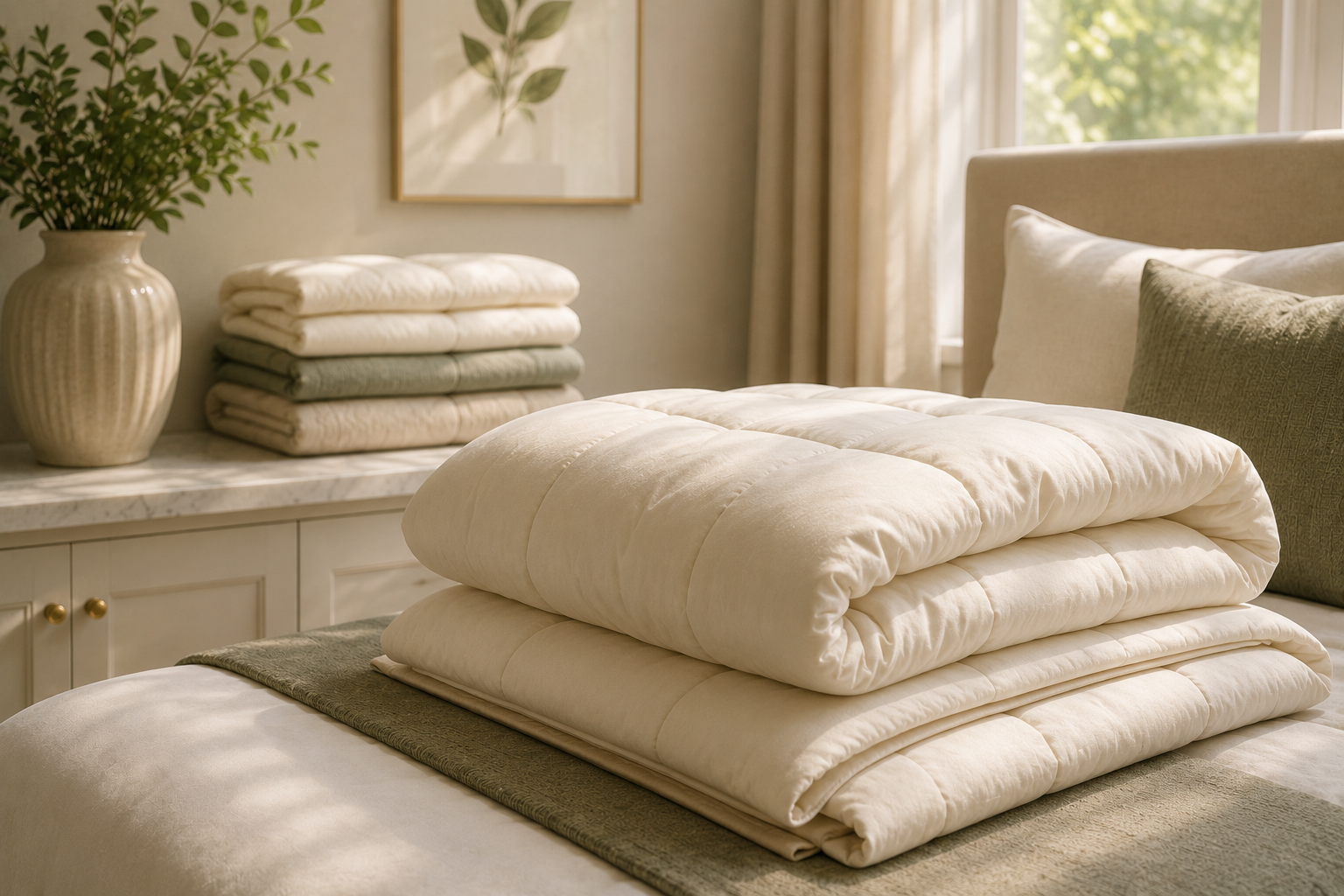 Comforters at Cali Green Cleaners