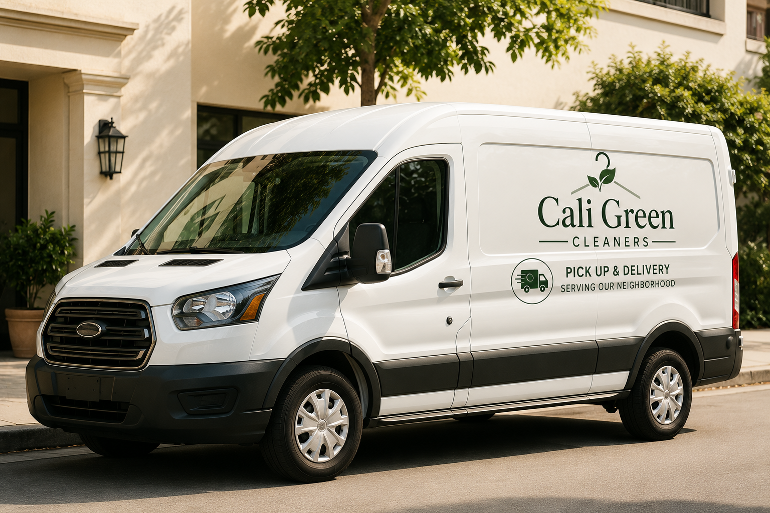 Pickup & Delivery at Cali Green Cleaners
